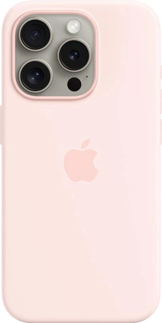 Панель Apple iPhone 15 Pro Silicone Case with MagSafe - Light Pink (MT1F3)