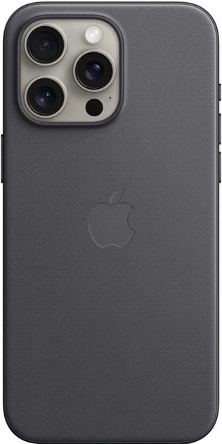 Панель Apple iPhone 15 Pro Max FineWoven Case with MagSafe - Black (MT4V3)