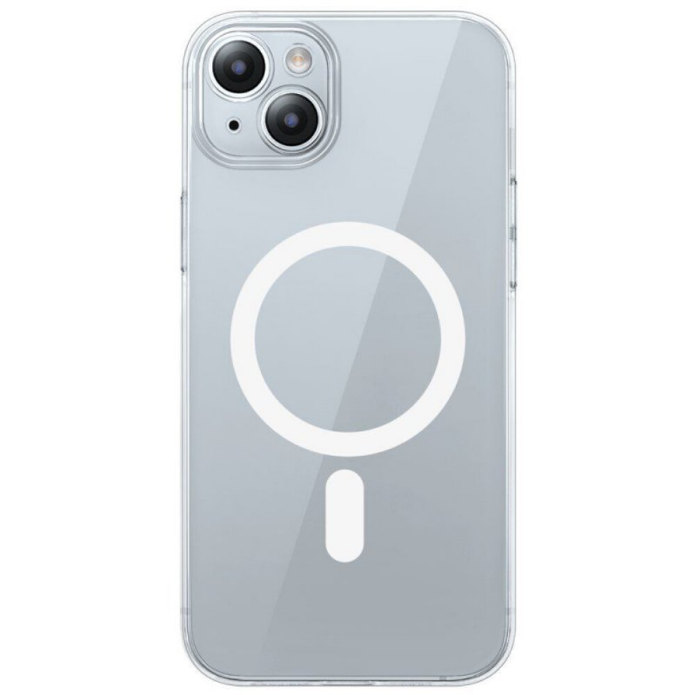 Чохол-накладка Baseus iPhone 15 Plus Crystal with MagSafe (Transparent)