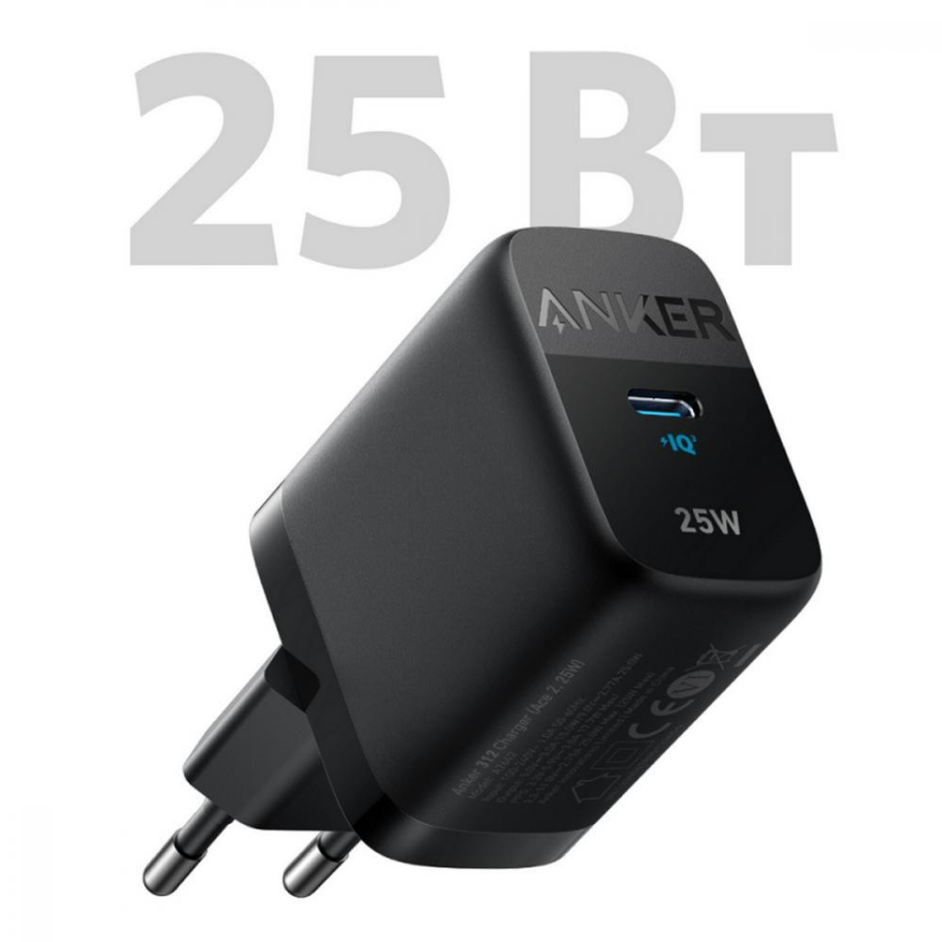 Зарядное устройство Anker PowerPort 312 - 25W USB-C Black