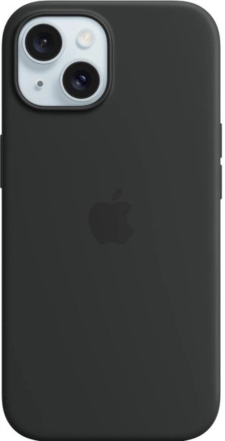 Панель Apple iPhone 15 Silicone Case with MagSafe - Black (MT0J3)