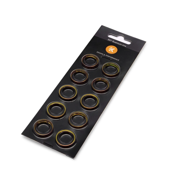 Компоненты систем водяного охлаждения СinО Ekwb EK-Quantum Torque Color Ring 10-Pack HDC 16 - Satin Gold (3831109816455)
