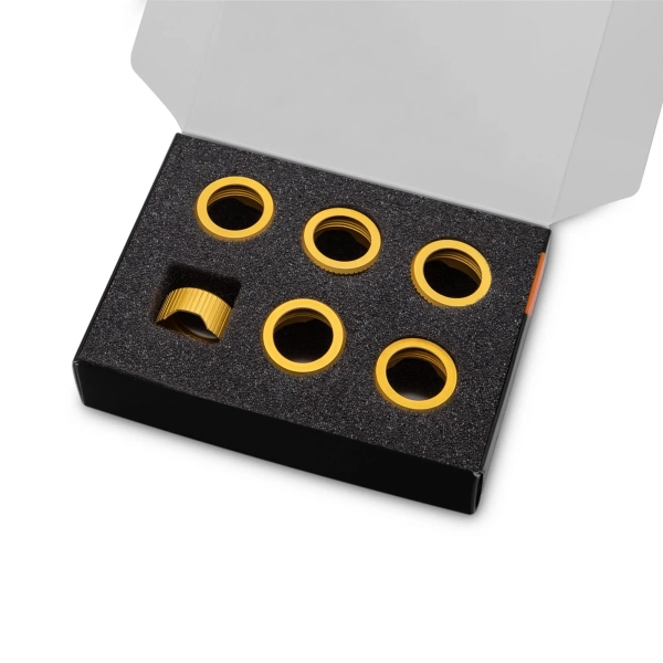 Компоненты систем водяного охлаждения СinО Ekwb EK-Quantum Torque Compression Ring 6-Pack HDC 16 - Satin Gold (3831109836163)