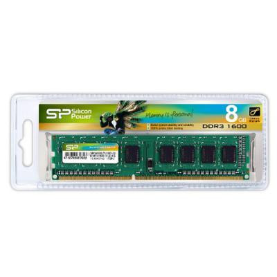 Оперативная память Silicon Power DDR3 8GB 1600 MHz (SP008GBLTU160N02)