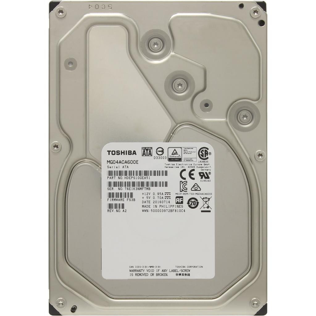 Жесткий диск Toshiba 3.5" 6TB (MG04ACA600E)