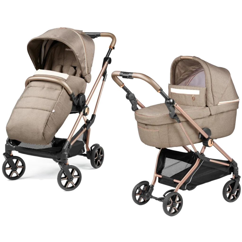 Дитяча коляска Peg-Perego 2 in 1 Vivace Mon Amour Pink Gold  (PACK-VIV2100000001)