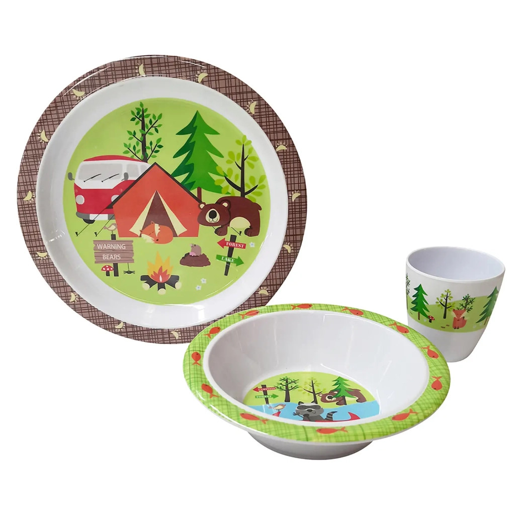 Посуда для отдыха и туризма Tableware Kids 3 Pieces 1 Person Adventure (6965570)
