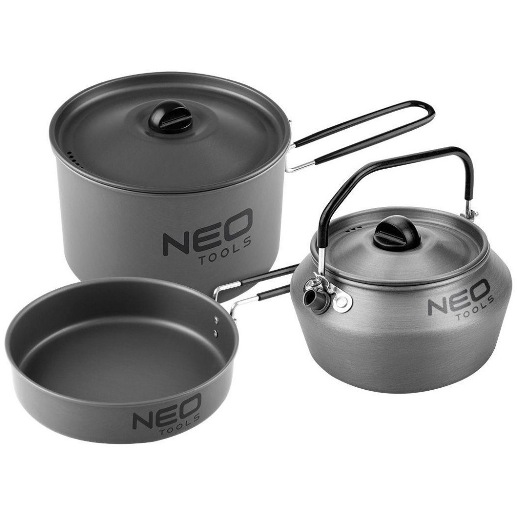 Посуд для відпочинку та туризму Neo Tools 3in1 LFGB 0.616 kg (63-145)