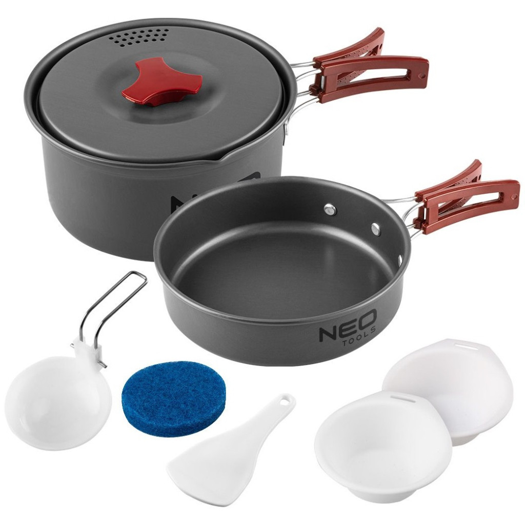 Посуд для відпочинку та туризму Neo Tools 7in1 LFGB 0.42 kg (63-146)