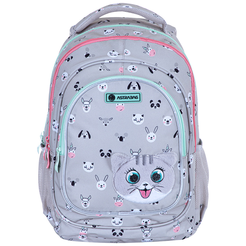 Рюкзак и сумка Astrabag AB330 Kitty The Cute gray (502023070)