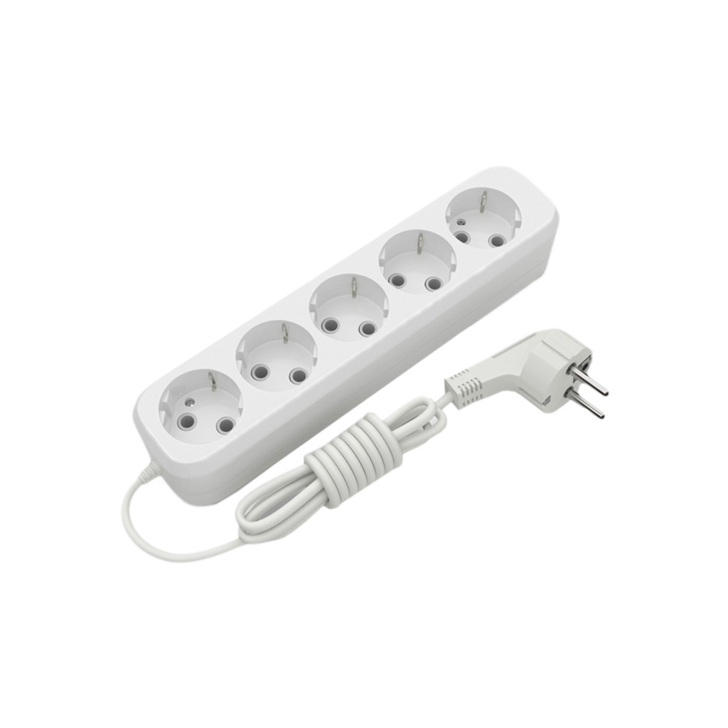 Мережевий фільтр Electrum C-ES-1794 5.0m 5sockets white (C-ES-1794)