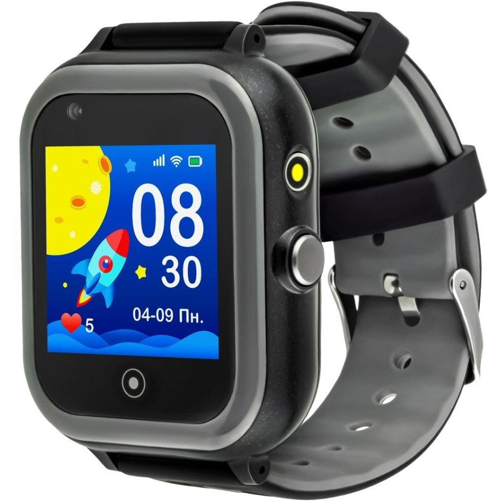 Детские Smart-часы GARMIX PointPRO-200 4G/GPS/WIFI/VIDEO CALL BLACK (GMXPP200-B)