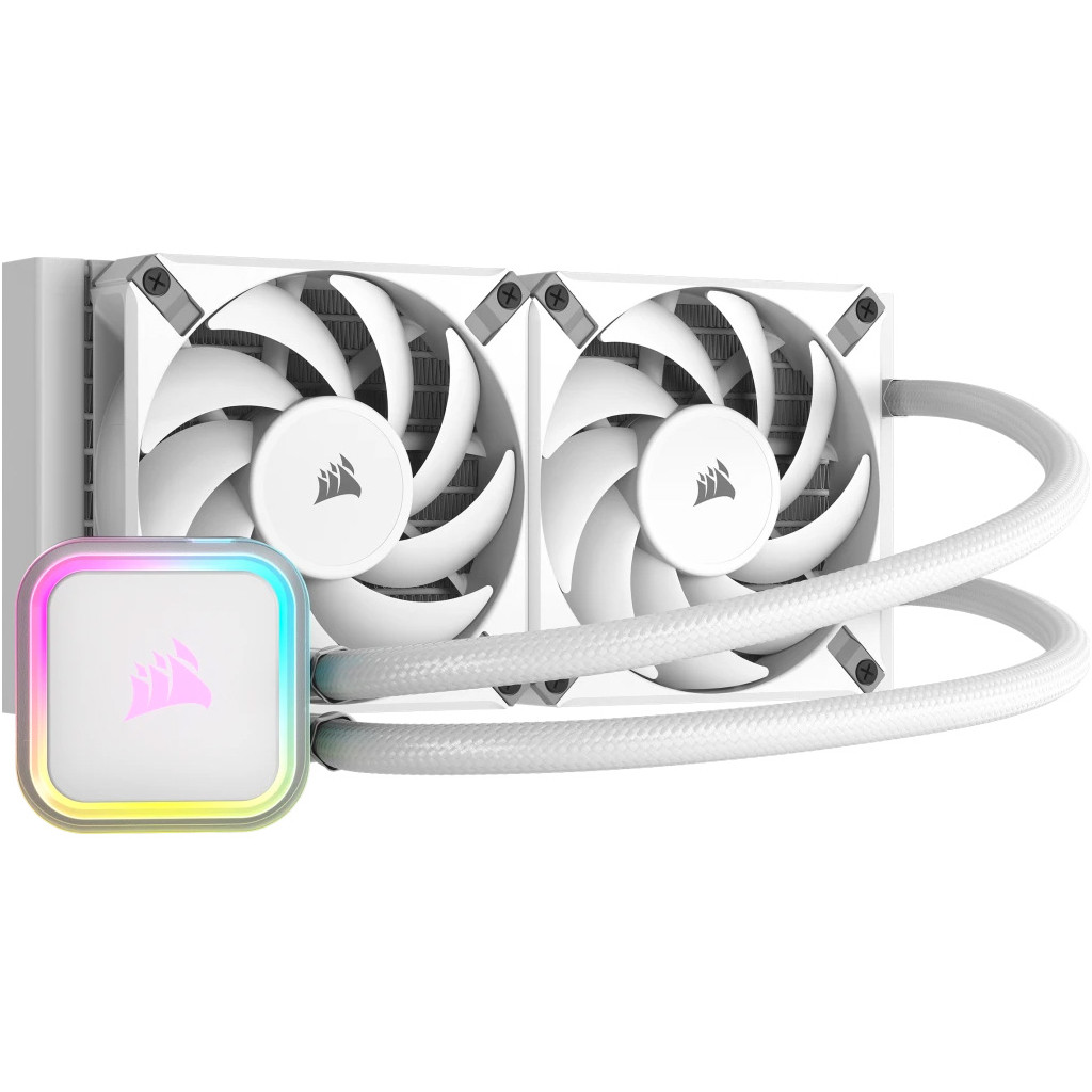Система охолодження Corsair iCUE H100i RGB Elite Liquid CPU Cooler White (CW-9060078-WW)