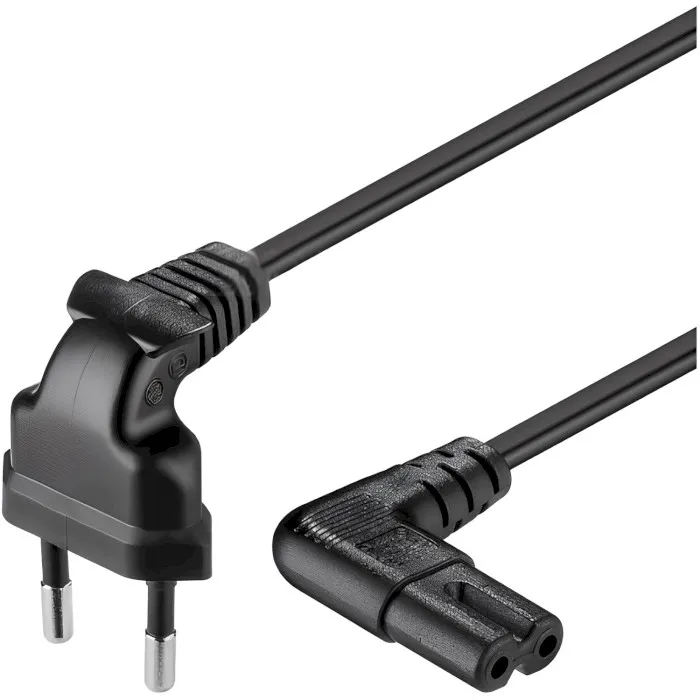 Кабель живлення Voltronic C7 1.2m 0.5mm PC-184/2 CEE7/16-C7 2 pin (PC-184/2 CEE7/16-C7 CU12)