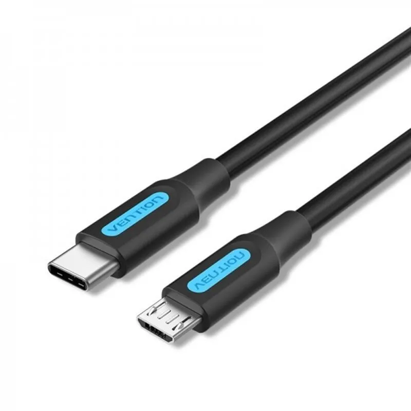 Кабель Vention USB-C - microUSB 1m Black (COVBF)