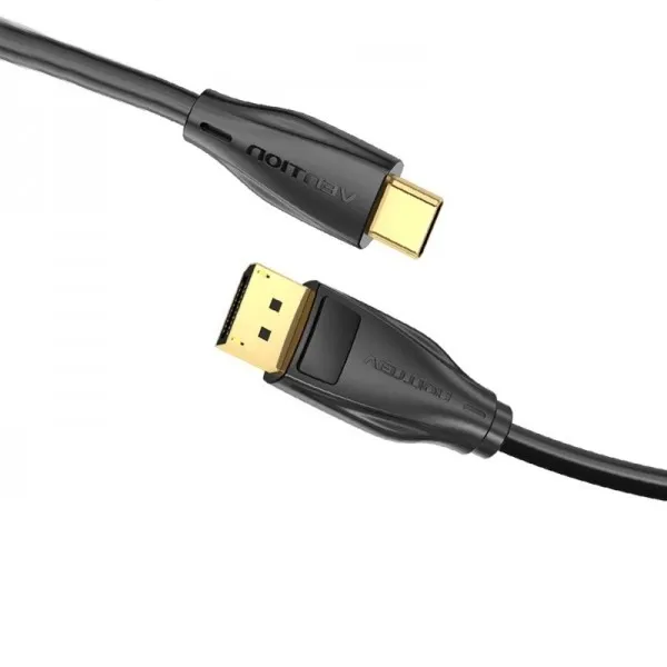 Кабель  Vention USB Type-C - DisplayPort (M/M) 1m Black (CGYBF)