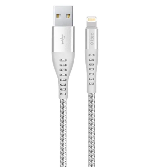 Кабель USB Ttec USB - Lightning ExtremeCable 1.5m Silver (2DKX01LG)
