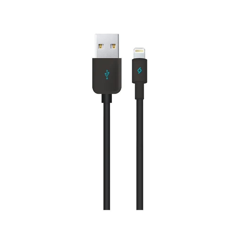 Кабель USB Ttec USB - Lightning 1.2m Black Mfi (2DKM01S)