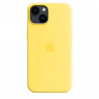 Панель Apple iPhone 14 Silicone Case with MagSafe - Canary Yellow (MQU73)