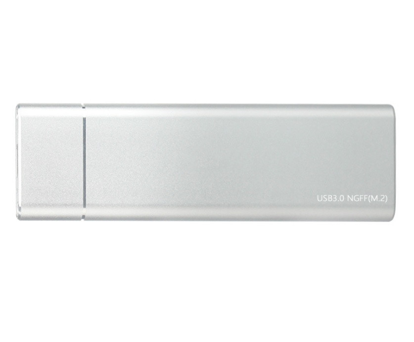 Аксессуар к HDD External pocket to M.2 on USB 3.0 Micro BM (F) Gen2, 5 Gb/s, 2TB, B key NGFF Silver