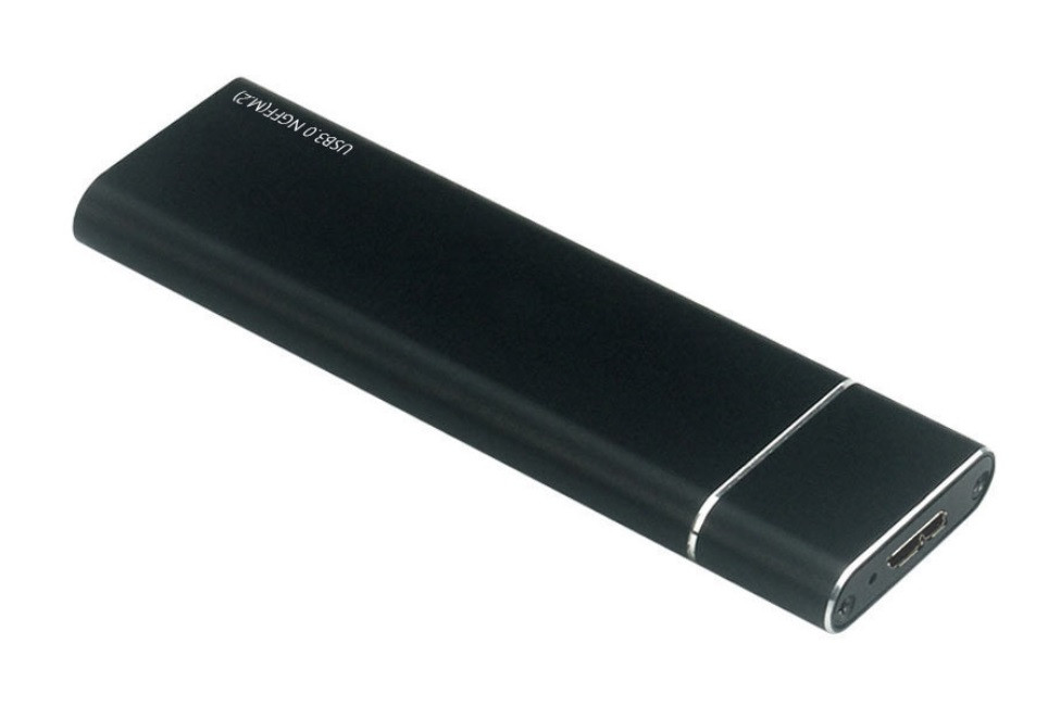 Аксесуар до HDD External pocket to M.2 on USB 3.0 Micro BM (F) Gen2, 5 Gb/s, 2TB, B key NGFF Black