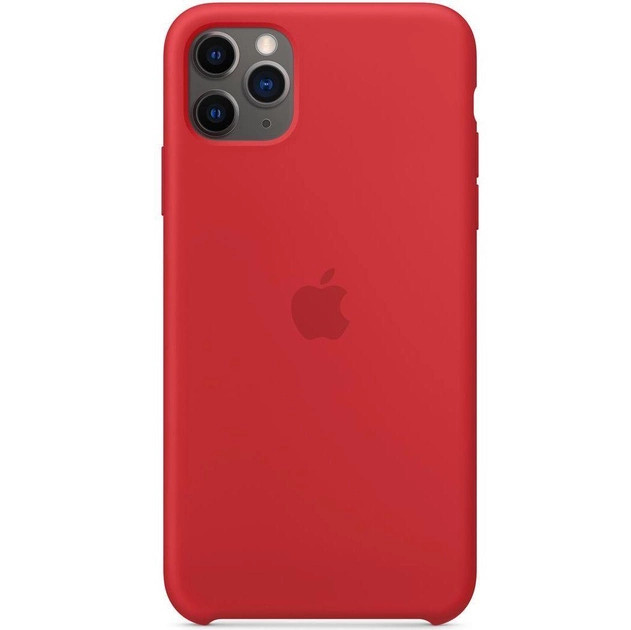 Панель Apple iPhone 11 Pro Max Silicone Case - PRODUCT RED (MWYV2)