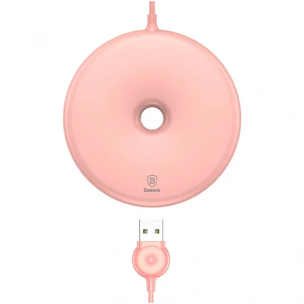 Зарядное устройство Baseus Wireless Charger Donut 2A Pink