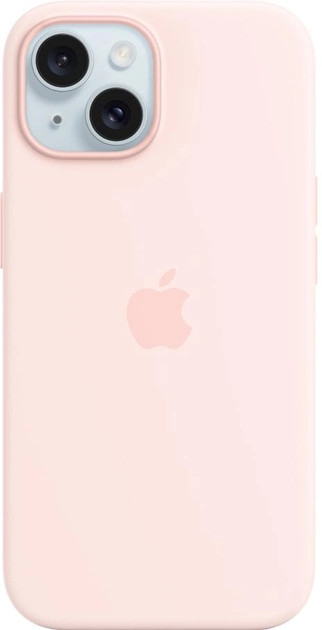 Панель Apple iPhone 15 Silicone Case with MagSafe - Light Pink (MT0U3)