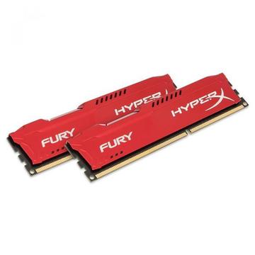 Оперативная память Kingston 8Gb KIT(2x4Gb) DDR3 HyperX Fury Red (HX316C10FRK2/8)