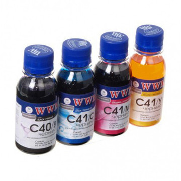 Чернило WWM CANON PG40B/CL41 В/C/M/Y (C40/41SET-2)