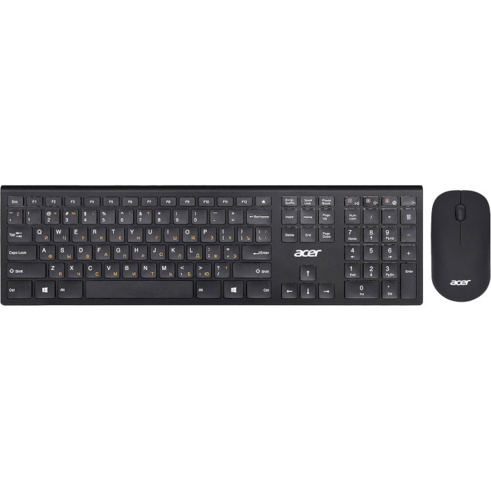 Комплект (клавіатура і мишка) Acer OKR030 WL Black