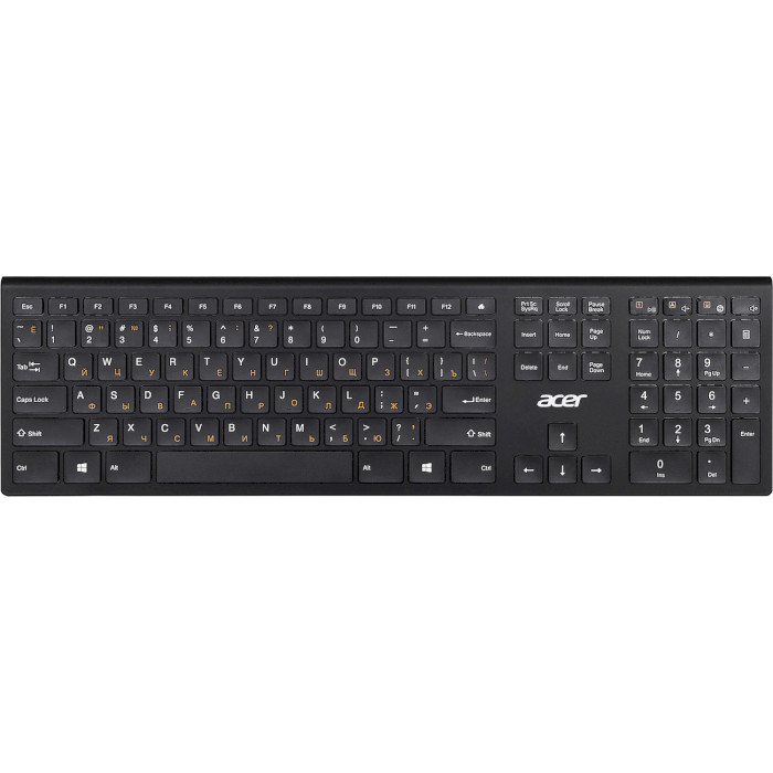Клавиатура Acer OKR020 109key WL Black