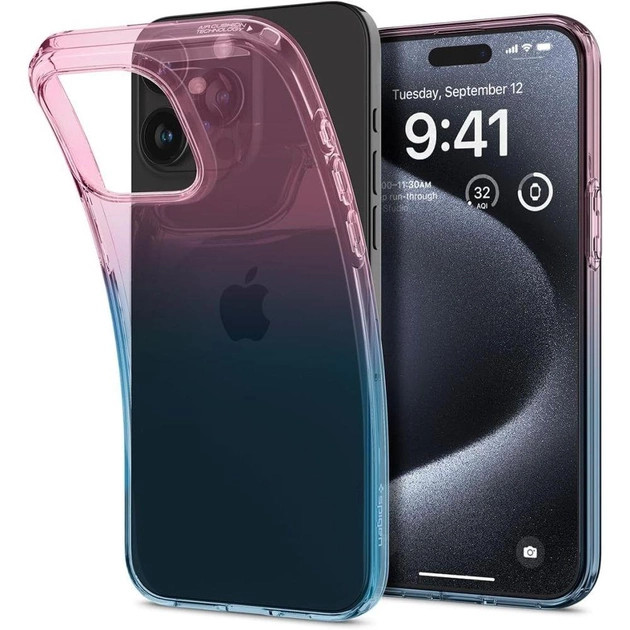 Панель Spigen for Apple iPhone 15 Pro Liquid Crystal Gradation Pink