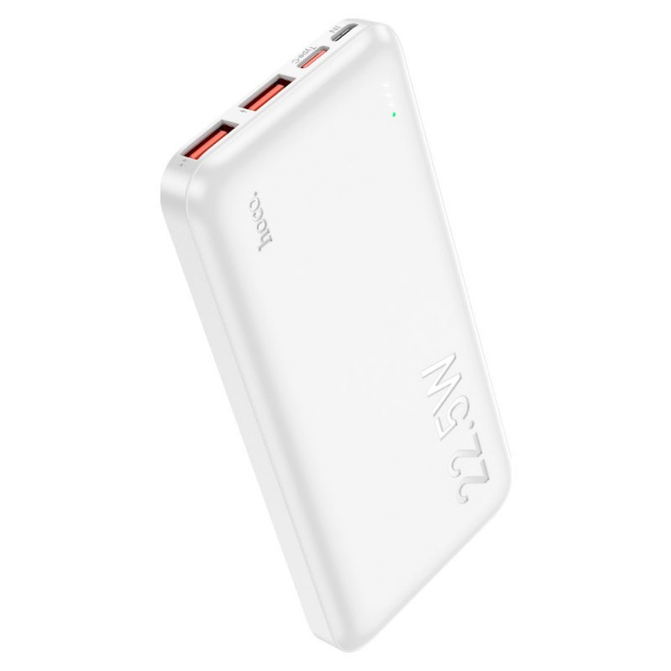 Внешний аккумулятор Hoco PowerBank J101 Astute 10000 mAh PD20W+QC3.0 (22.5W) White