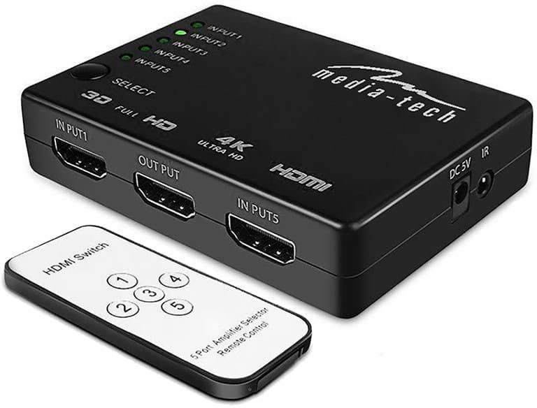 Адаптер и переходник HDMI 5xports HDMI switch