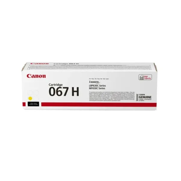 Тонер-картридж Canon for MF65x LBP63x 067H Yellow (5103C002AA)