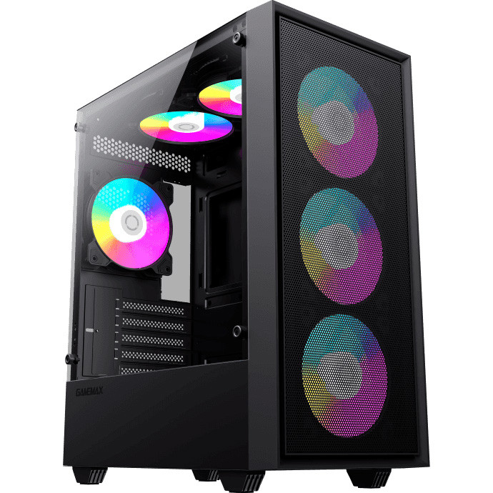 Корпус GameMax Tempered Glass without PSU Storm Black