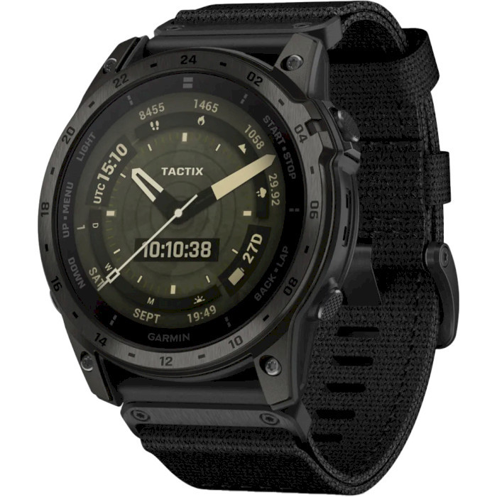 Смарт-годинник Garmin Tactix 7 AMOLED Edition Tactical GPS Watch with Adaptive Color Display (010-02931-00/01)