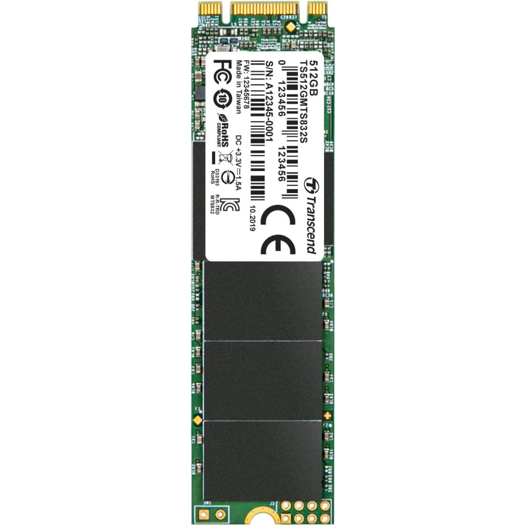 SSD накопитель Transcend MTS832S 512 GB (TS512GMTS832S)