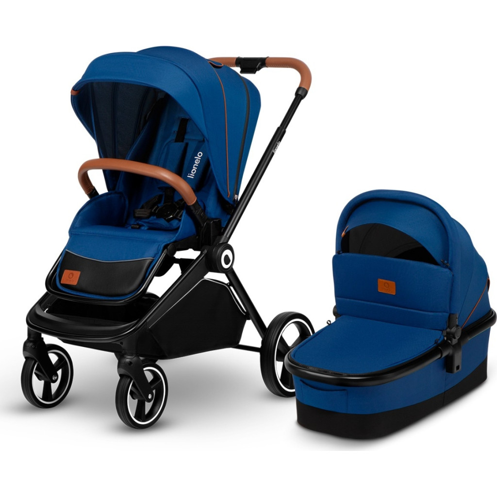 Детская коляска Lionelo 2 in 1 Mika Blue Navy (LO-MIKA 2IN1 Blue Navy)
