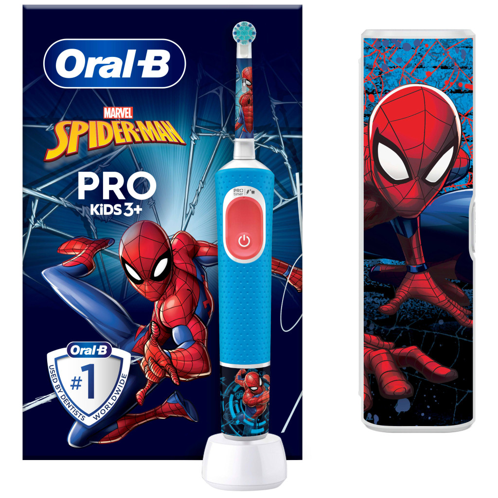 Зубна щітка Oral-B D103.413.2KX Spiderman (8006540773567)