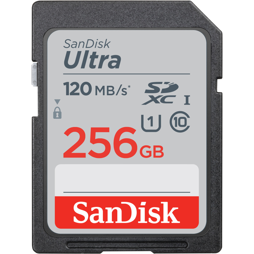 Карта памяти SanDisk 256GB SD class 10 UHS-I Ultra (SDSDUN4-256G-GN6IN)