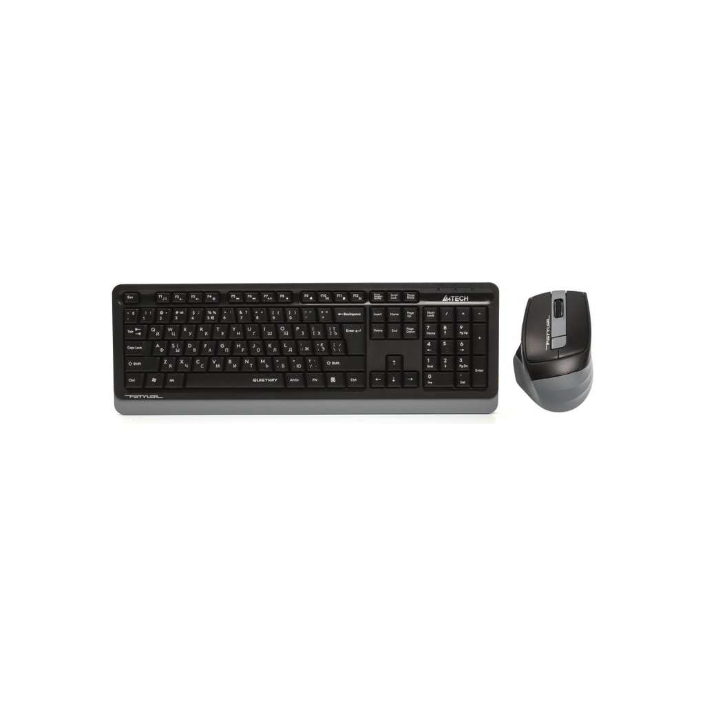 Клавіатура A4Tech FGS1035Q Wireless Grey (FGS1035Q Grey)