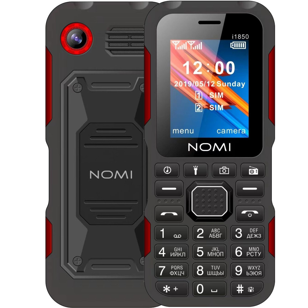 Мобильный телефон Nomi i1850 Black Red