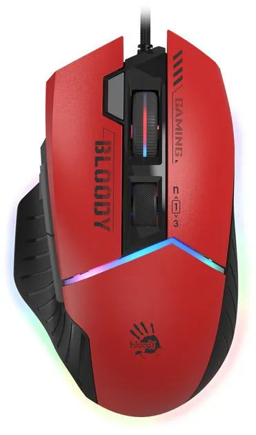 Мишка A4Tech Bloody W95 Max RGB Activated USB Sports Red (Bloody W95 Max Sports Red)