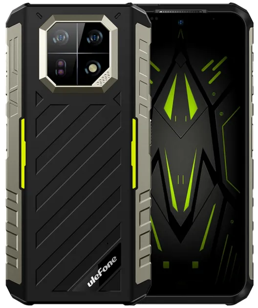 Смартфон Ulefone Armor 22 8/128Gb Black Green (6937748735540)