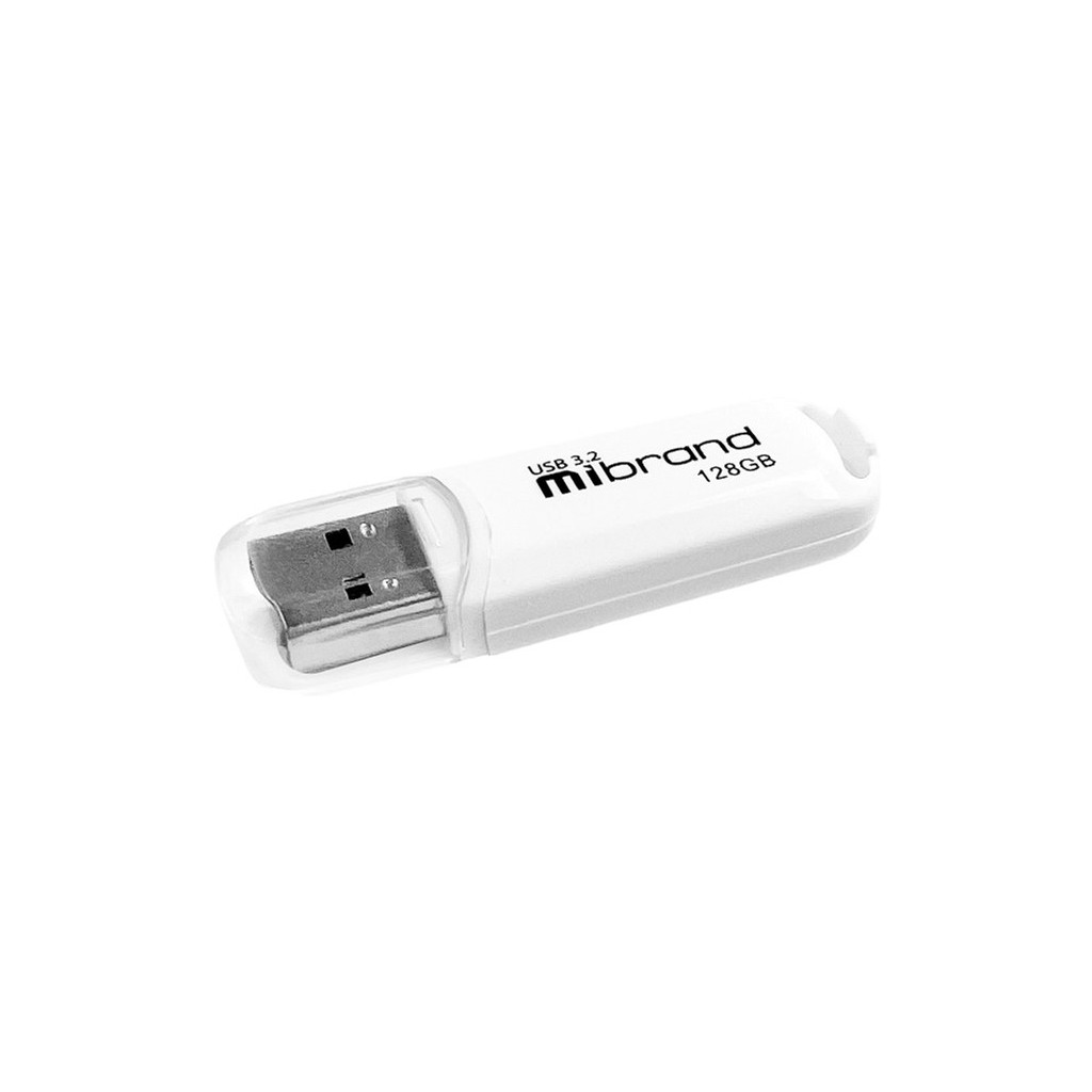 Флеш память USB Mibrand 128GB Marten White USB 3.2 (MI3.2/MA128P10W)