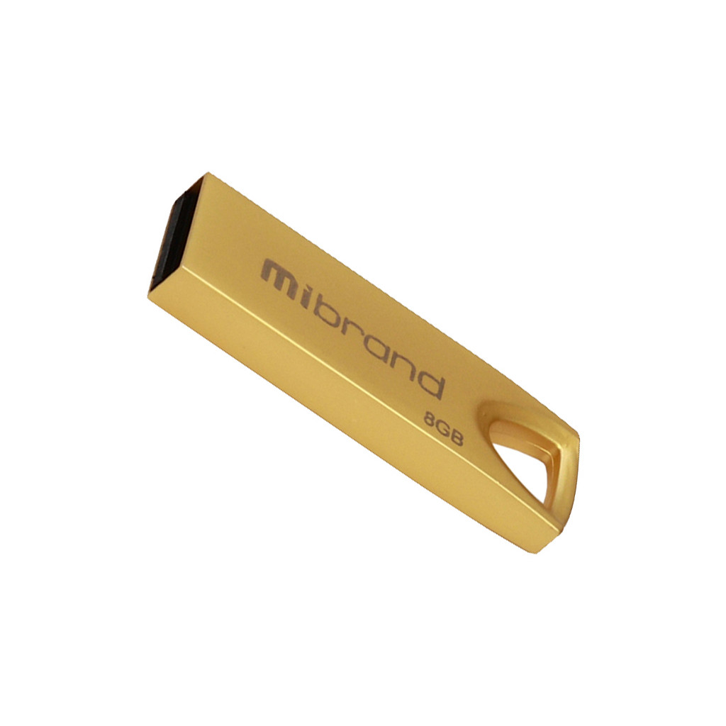 Флеш память USB Mibrand 8GB Taipan Gold USB 2.0 (MI2.0/TA8U2G)