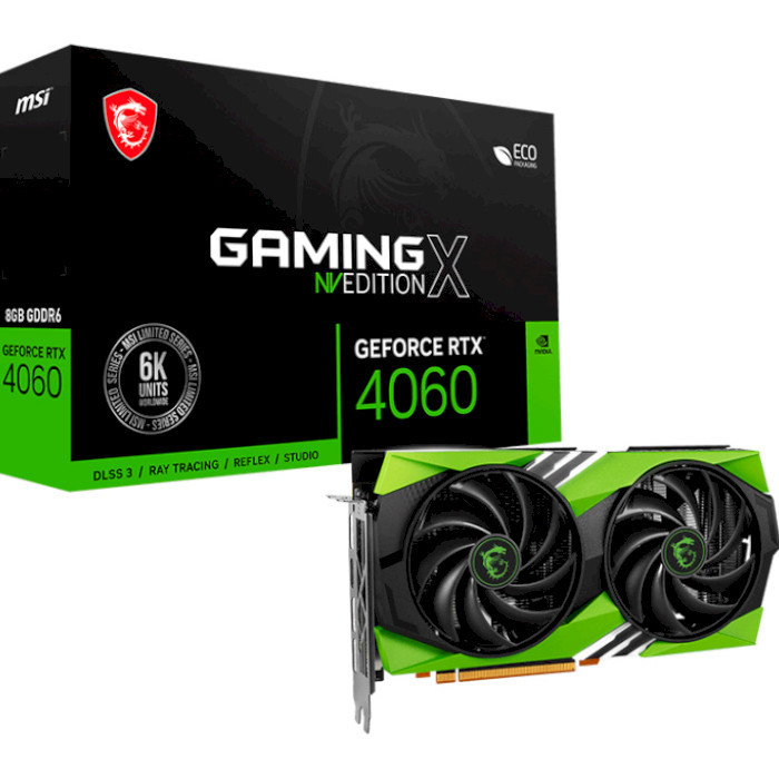 Видеокарта MSI Nvidia GeForce RTX 4060 GAMING X NV EDITION 8G