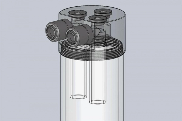 Компонент системи водяного охолодження EKWB EK-RES X3 - Internal Tube 12/16 200mm (3831109841167)